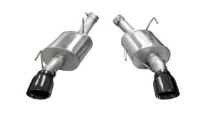 Ford Mustang Performance Exhaust - Rear - CORSA Performance - Axle-Back Xtreme - Black - `05-`10